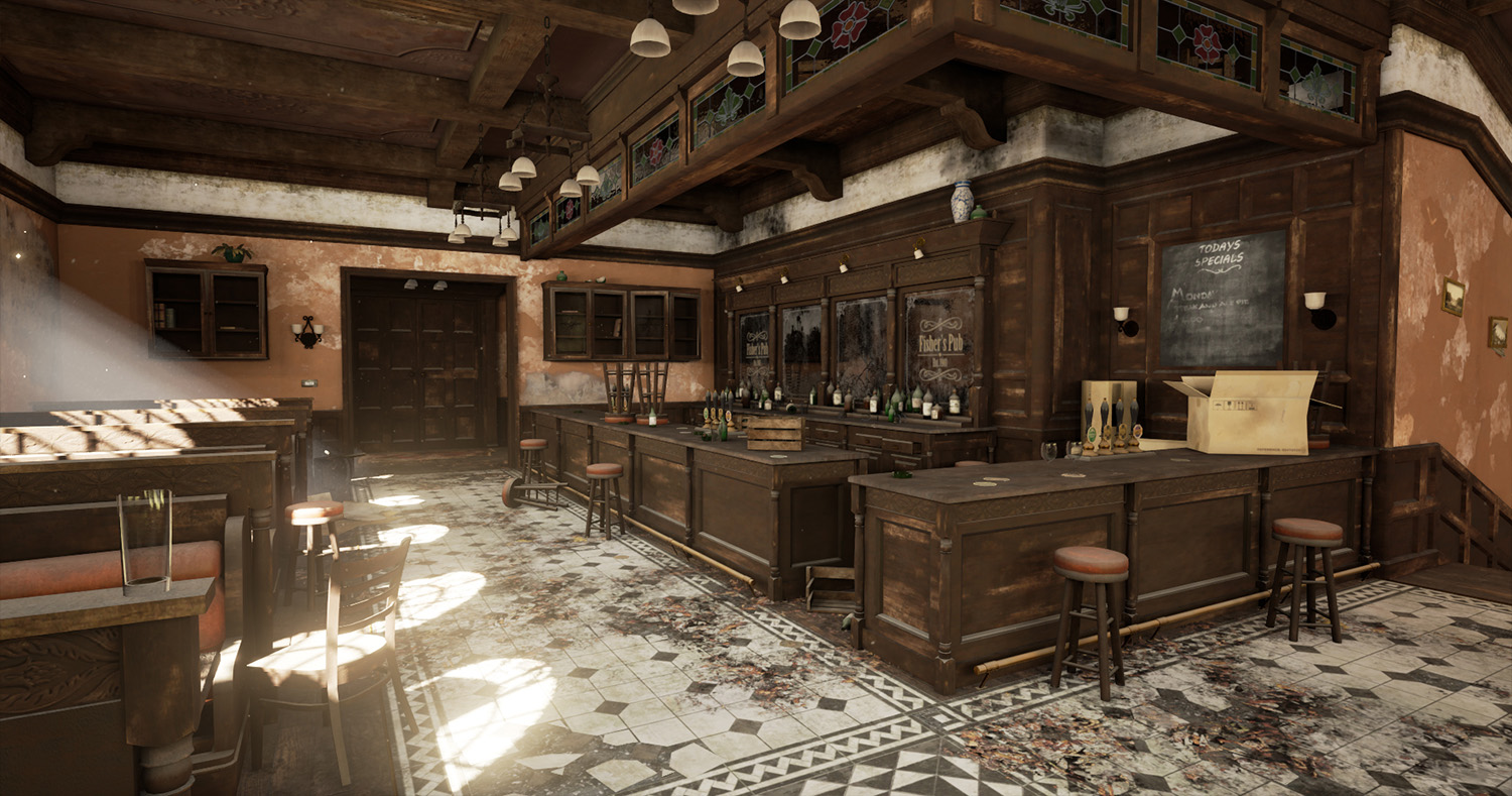 screenshot of the front of the bar